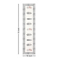 Hand Block Printed Cotton Table Runner - Mughal Farmhouse Decor with Indian Block Print