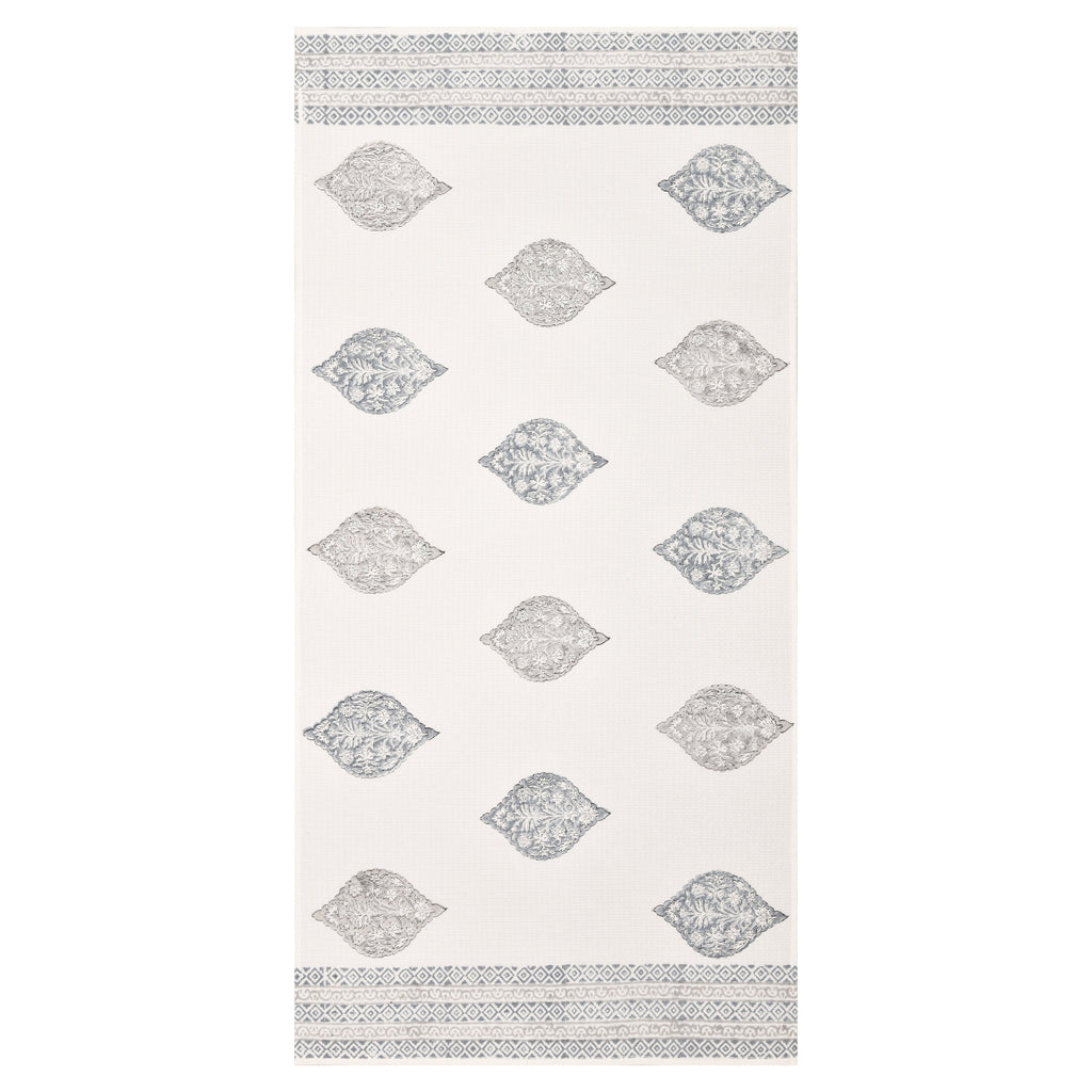 Indian Block Print Cotton Waffle Towel Set – Bath Hand Towels Bohemian Style