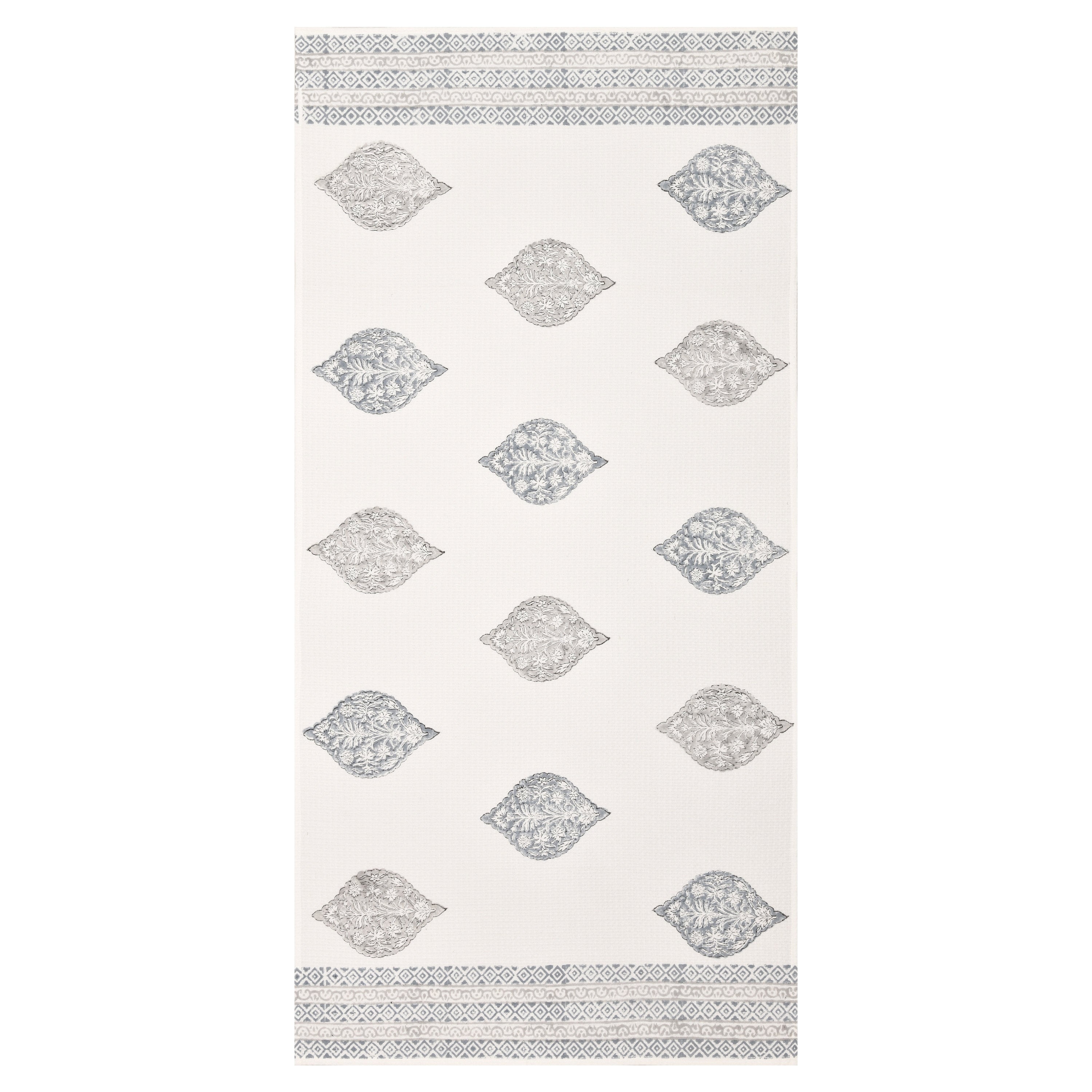 Indian Block Print Cotton Waffle Towel Set – Bath Hand Towels Bohemian Style