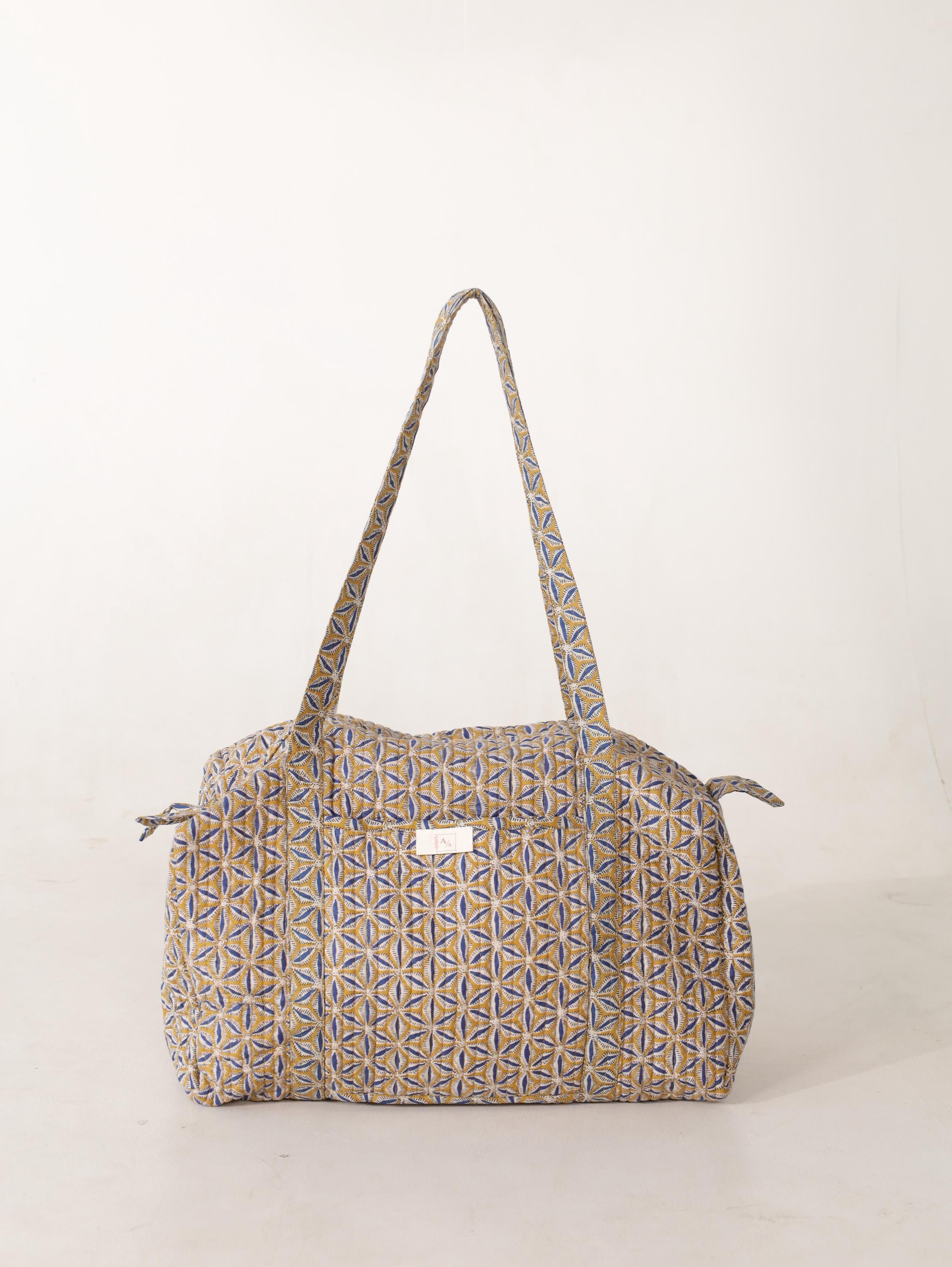Handmade Canvas Duffel Bag - Stylish Gym or Weekend Travel Bag