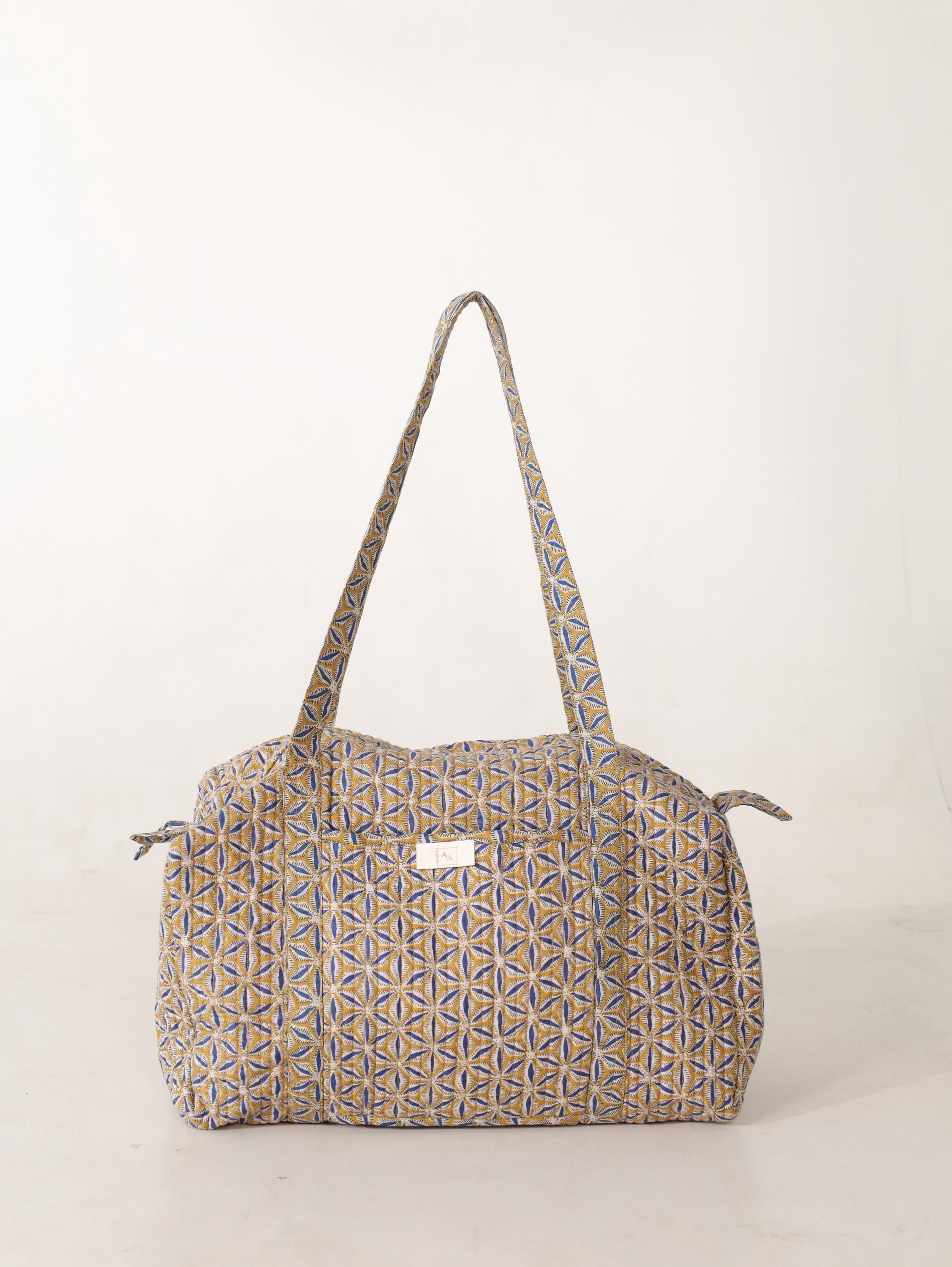 Handmade Canvas Duffel Bag - Stylish Gym or Weekend Travel Bag