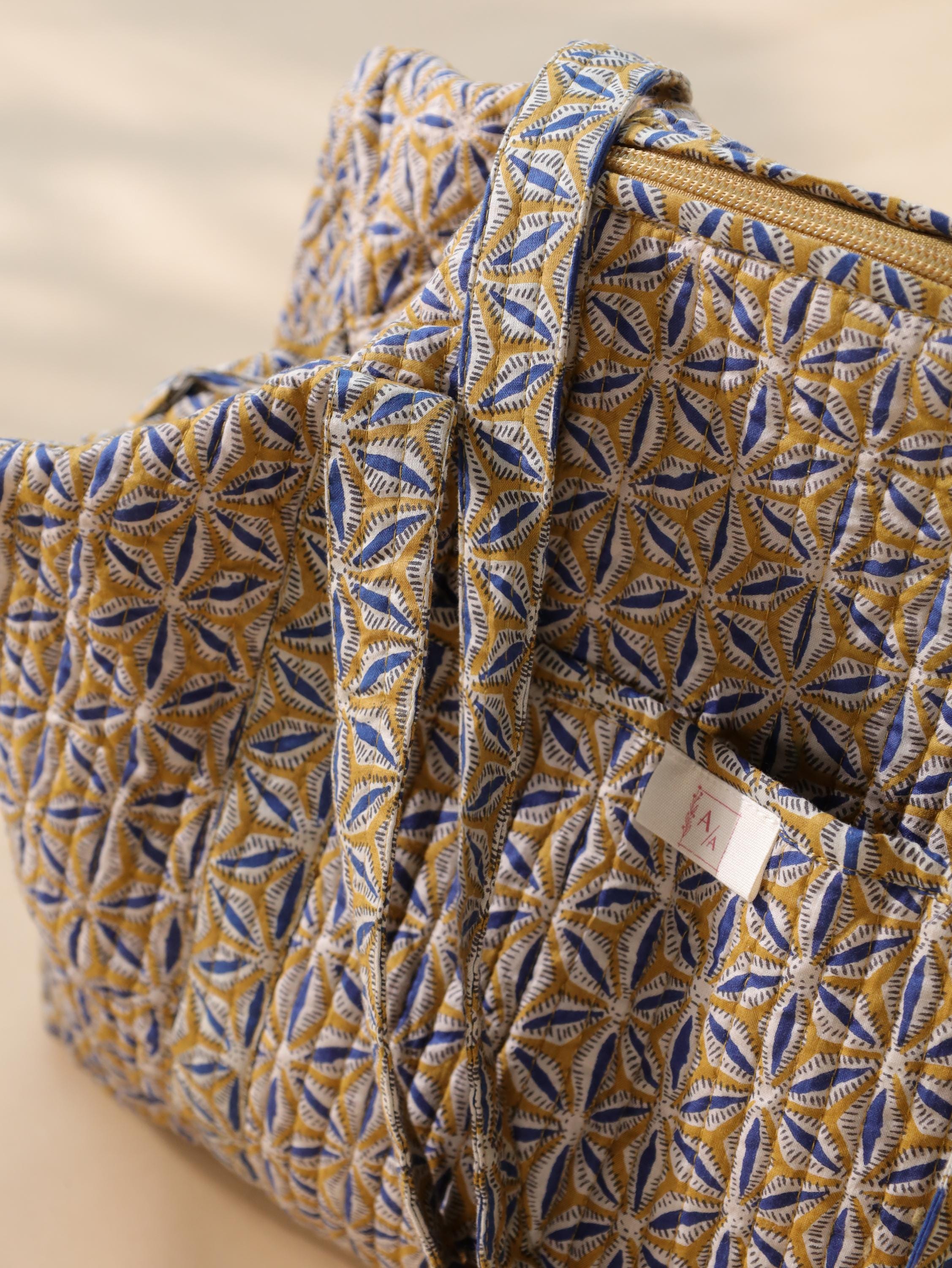 Handmade Canvas Duffel Bag - Stylish Gym or Weekend Travel Bag