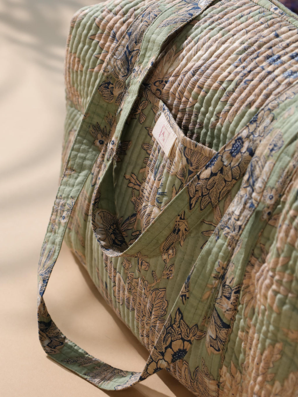 Handmade Canvas Duffel Bag - Stylish Weekend Travel Bag for Men and Women