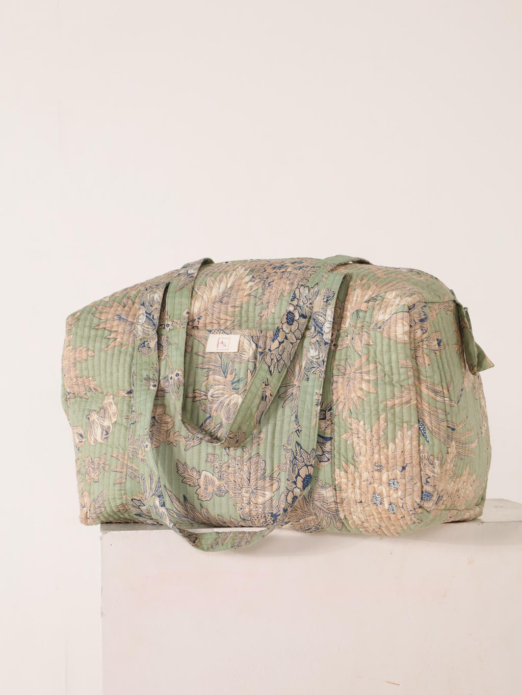 Handmade Canvas Duffel Bag - Stylish Weekend Travel Bag for Men and Women